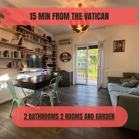 15 Min From The Vatican Wi-Fi And Garden Extérieur photo