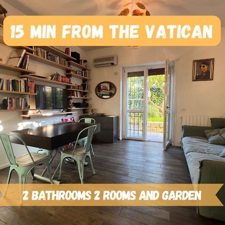 15 Min From The Vatican Wi-Fi And Garden Extérieur photo